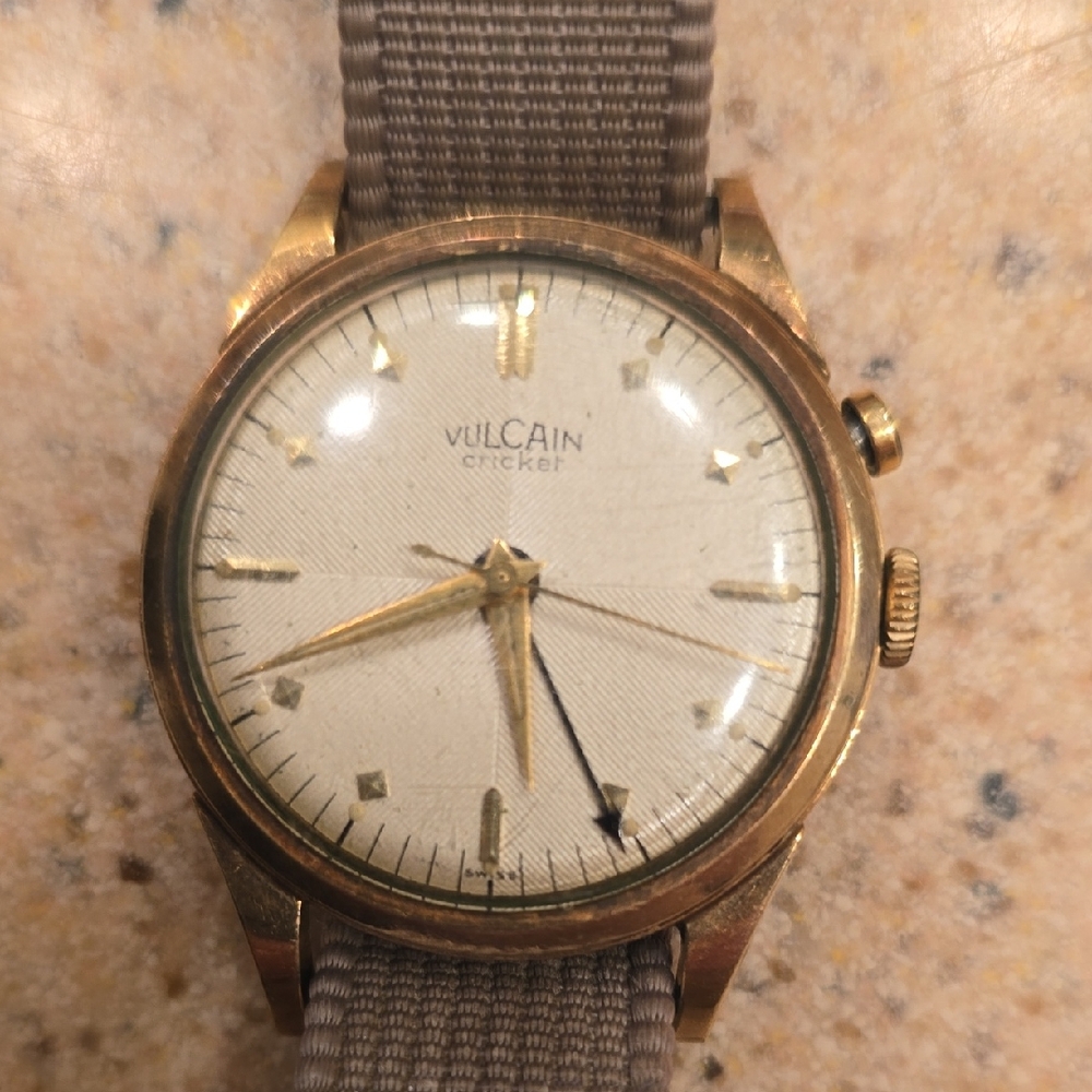 Men's Gold and Gray Watch